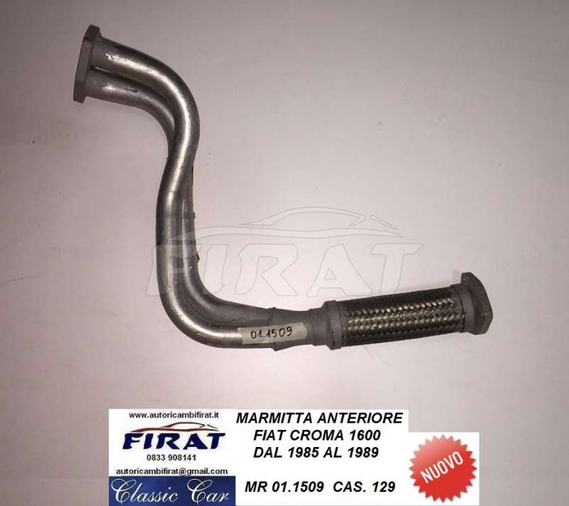 MARMITTA FIAT CROMA 1600 ANT. (01.1509) - Clicca l'immagine per chiudere